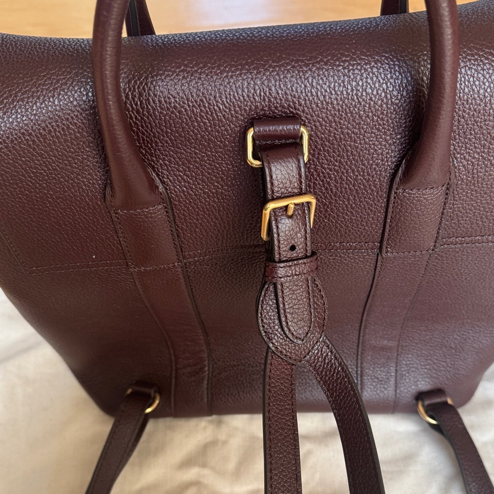 Mulberry Bayswater Backpack in oxblood color - Picture 6 of 9